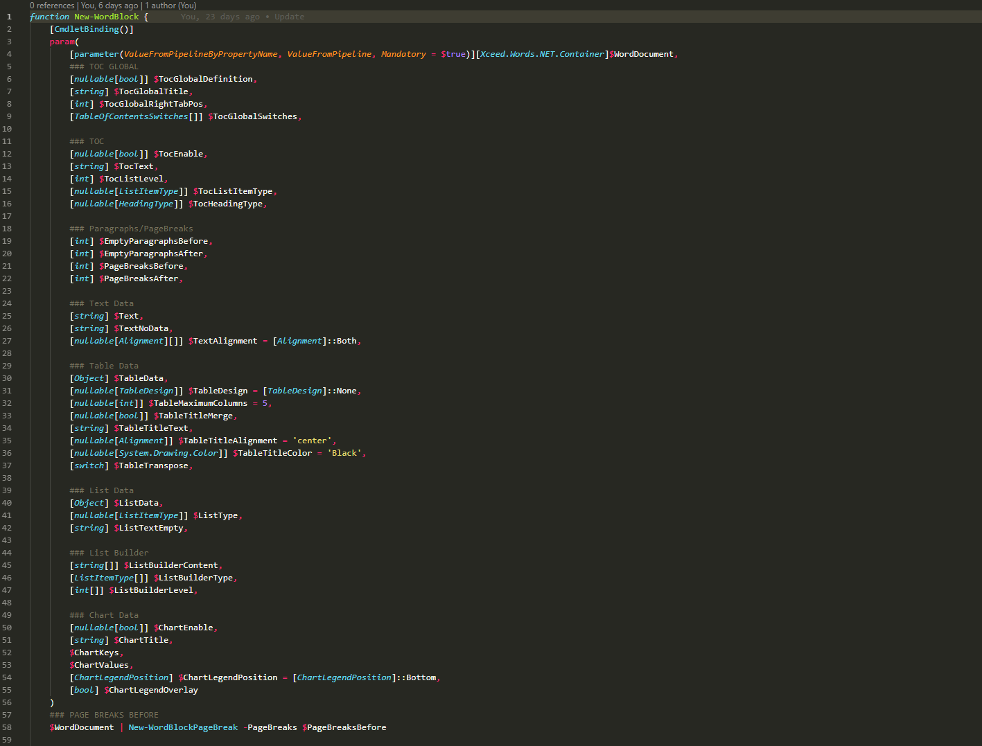 PSWriteWord – Add-WordTable / Add-WordText Expanded
