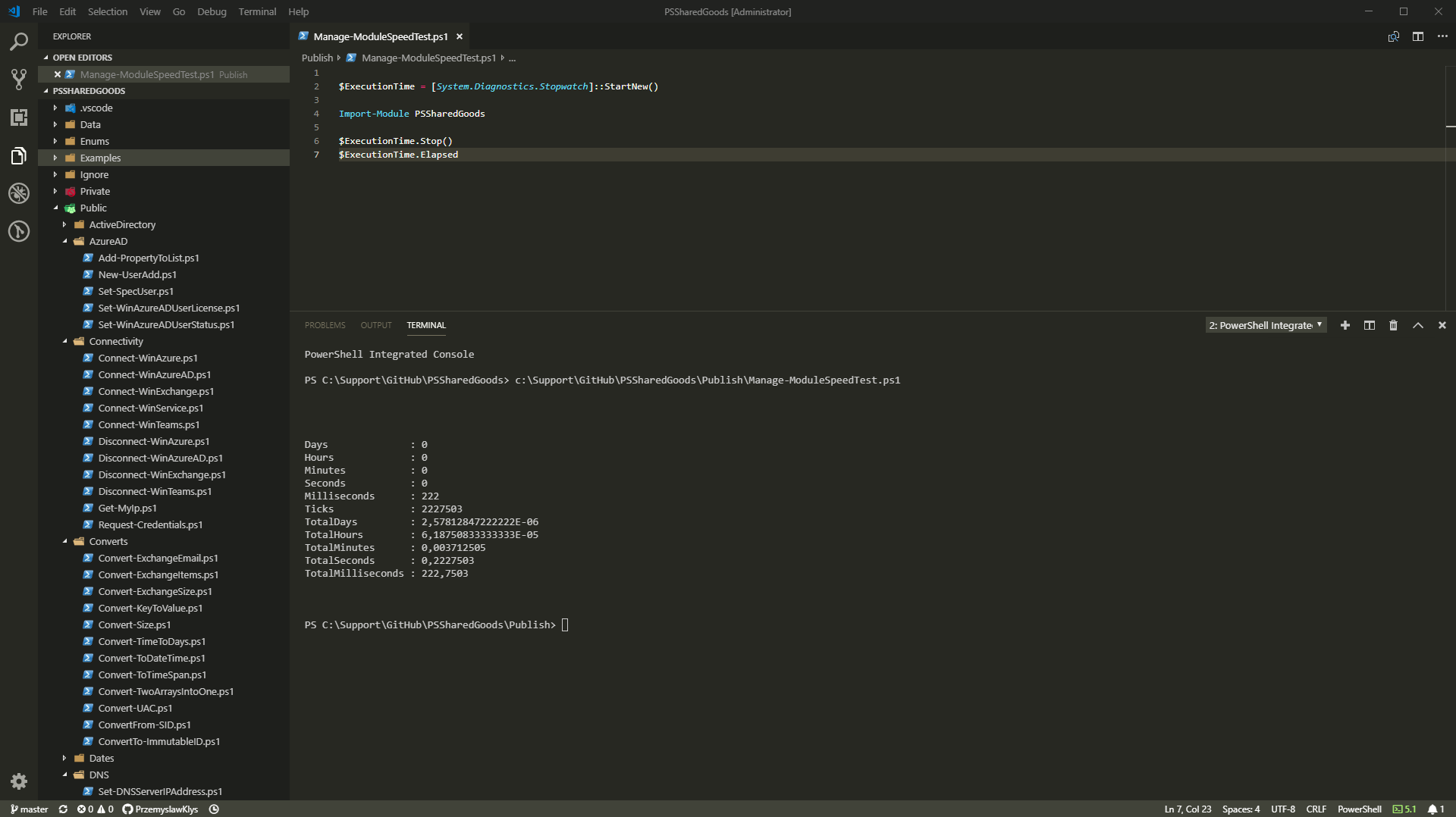 PowerShell – Single PSM1 file versus multi-file modules