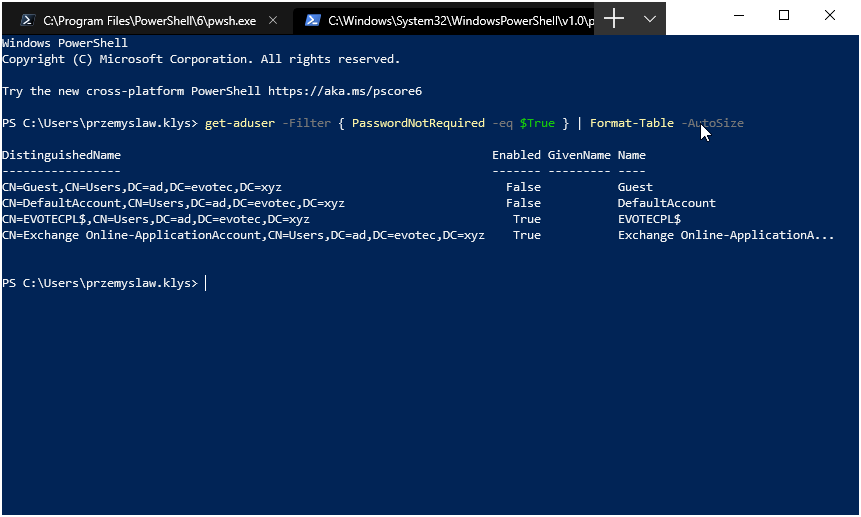 Fixing Active Directory PasswordNotRequired with PowerShell